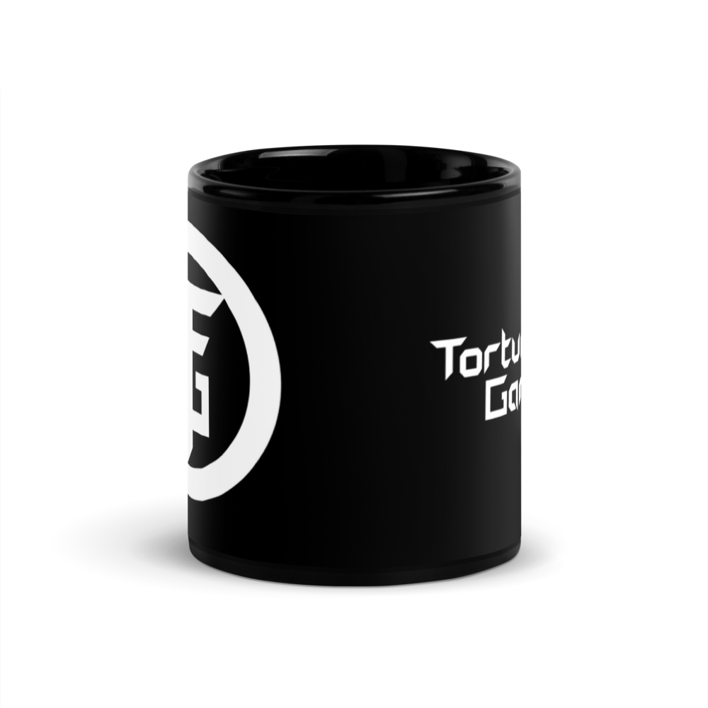Black TG Logo and Text Mug