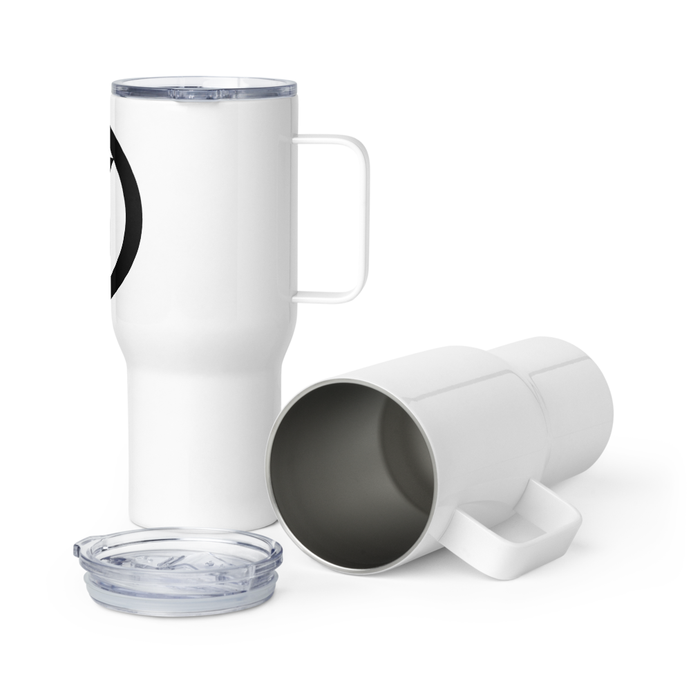 TG Classic Logo Travel mug with a handle