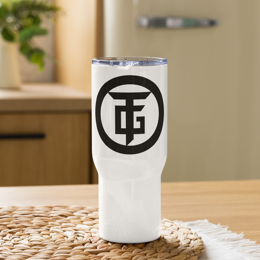 TG Classic Logo Travel mug with a handle